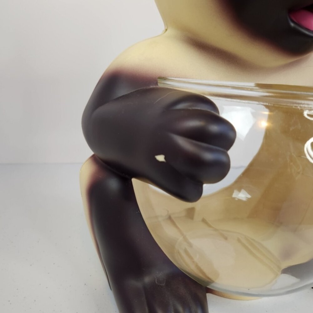 Aquanimal Vintage Fantasy Cat Fish Bowl Aquarium Siamese Cats Kitsch Unique 90s - Picture 4 of 11